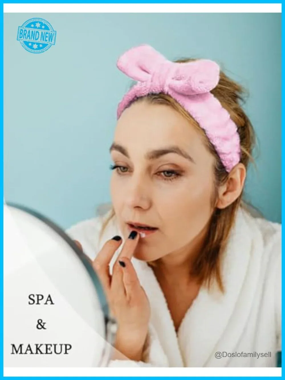 16-Piece Skincare Headband Set with Wristbands, Hair Ties, Clips